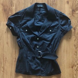 EXPRESS Women’s Cinched Waist Blouse